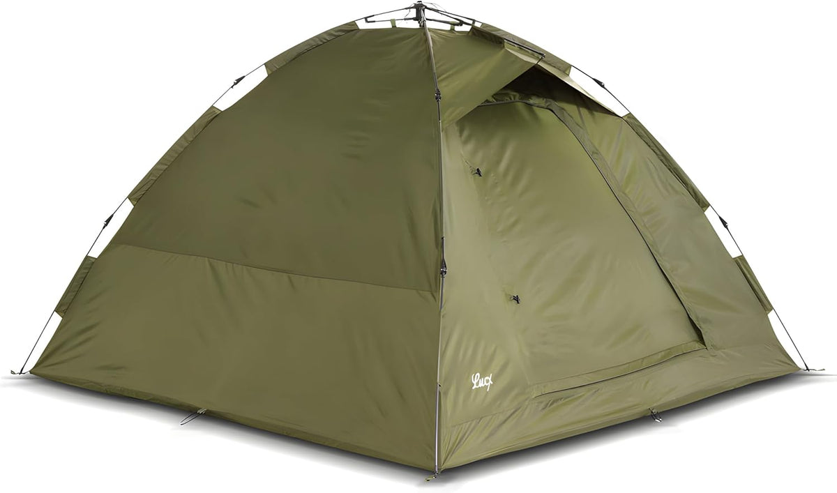 Lucx® Ruck Zuck Tent, vistent, 1-2 man bivvvvy, karpertent, campingtent, secondentent, snelopbouwtent