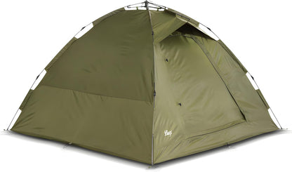 Lucx® Ruck Zuck Tent, vistent, 1-2 man bivvvvy, karpertent, campingtent, secondentent, snelopbouwtent