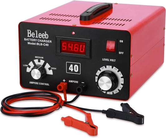 Acculader – Batterijlader – Accu Oplader – Batterij Maintainer – Multifunctionele Lader – Hoogspanningspuls "H"-modus – Geschikt voor 12V tot 72V Loodzuur en Lithium-ion Accu’s
