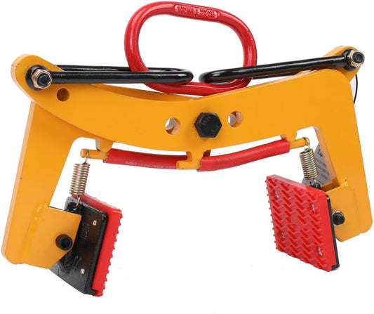 Heftang, plaat, 280 kg, heftangen, steen, betonplaat, verstelbare opening, 6-24 cm, steenhouder, steenlifter, verticale grijper, pantsertang voor heffen en transport