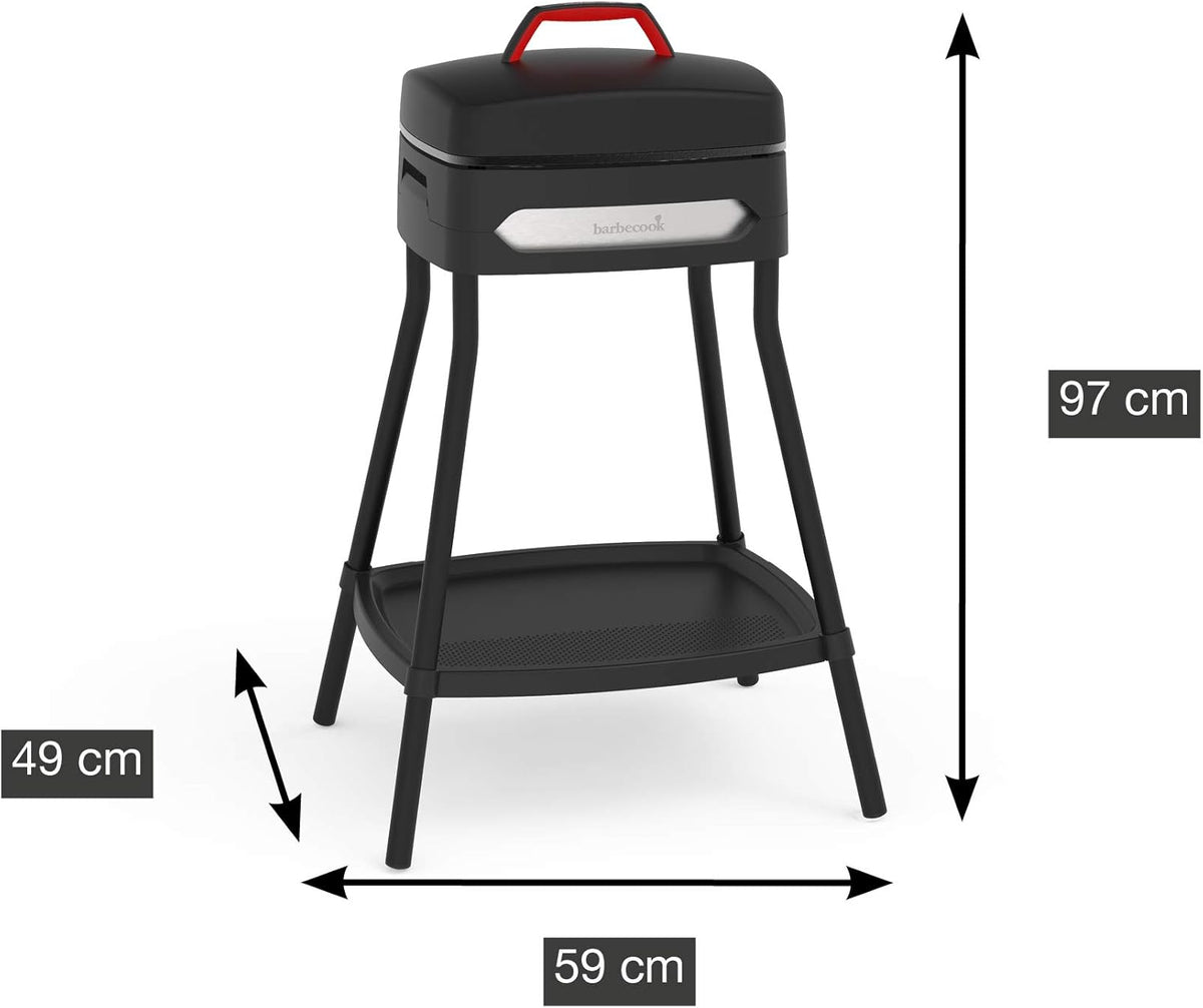 Barbecook elektrische barbecue Alexia 5011 zwart 59x49x97cm