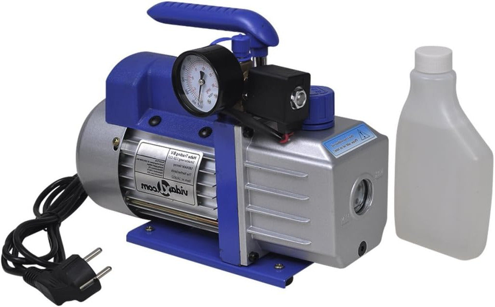 Vacuümpomp – Vacumeerpomp – Onderdrukpomp – Luchtpomp – Compressorpomp – Draagbaar – 71 L/min Zuigkracht – Inclusief Drukmeter
