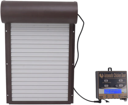 Automatisch kippenhok, bediening van de 3-in-1-deur voor kweekboerderij, 100-240 V, lichtdetectie, timing-afstandsbediening (EU-stekker)