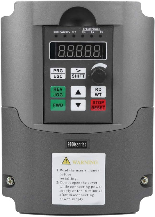 NFLIXIN 9100-1T3-00550G Inverter Single-Phase 220V to 3-Phase 380V Motor Inverter Controller 5.5KW for Spindle Motor Speed Control       </font><