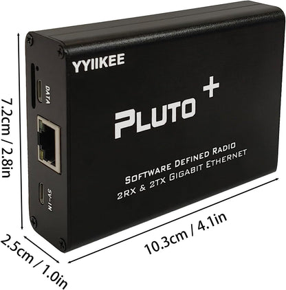 Pluto+ Software gedefinieerde draadloze transceiver, 70MHz-6GHz SDR met 2TX/2RX, AD9363 compatibel Zynq-7010 FPGA Gigabit Ethernet USB OTG Micro SD Boot Open Source RF Devel