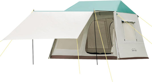 ONTYZZ Grote waterdichte tent, familietent voor kamperen, wandelen, outdoor picknick