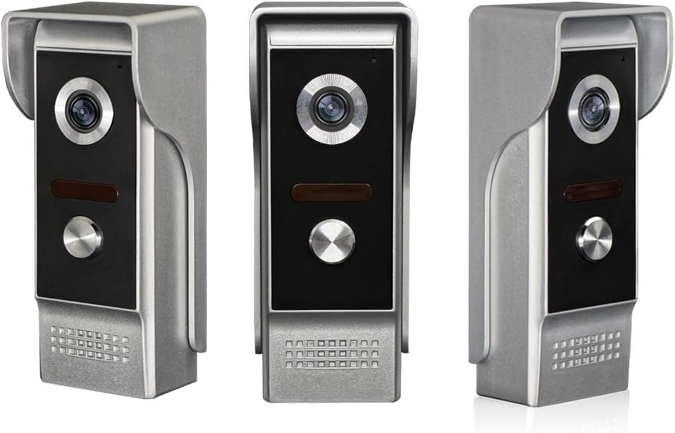 video-deurintercom 7 inch helder display intercom systeem-eenheden deurbel voor home video deurbel camera nachtzicht max 100 meter 1 camera 1 monitor