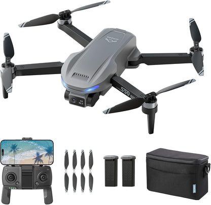 Ameta Drone met Camera 4K Professional met GPS, S50 Lite FPV Drone voor Kinderen en Volwassenen met Automatische Terugkeer/ 50 Minuten Vliegtijd/Follow Me/Intelligente Modus, Minder dan 249 g