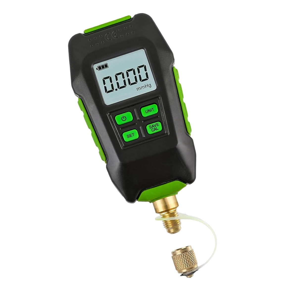 Digitale Vacuümmeter, IP54 Waterdichte Industriële Vacuümtester met Display met Achtergrondverlichting, Meetbereik 0-10.000 Pa, Vacuümmicronmeter voor Atmosferische Omgevingen