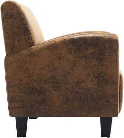 Relaxstoel – Fauteuil – Lounge Stoel – Zitzak – Leunstoel – Imitatie Suède – Ergonomisch Design – Robuuste Constructie
