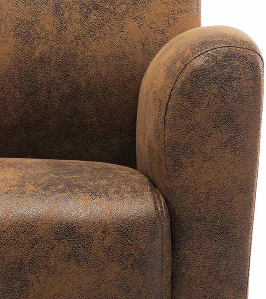Relaxstoel – Fauteuil – Lounge Stoel – Zitzak – Leunstoel – Imitatie Suède – Ergonomisch Design – Robuuste Constructie