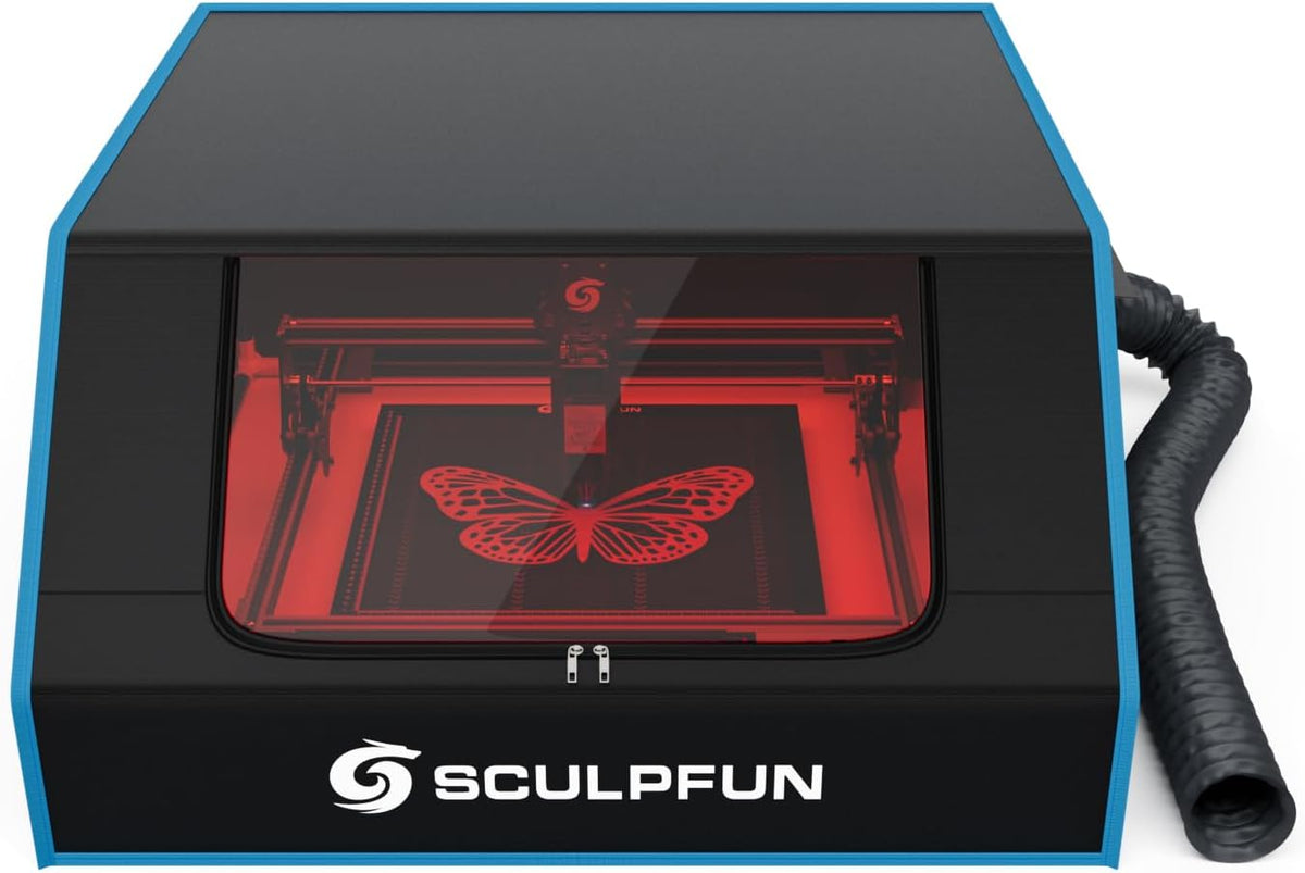 SCULPFUN B1 Lasergraveerbehuizing, 680 x 765 x 380 mm, laserbehuizing voor lasergraveermachine, beschermende behuizing voor lasersnijder, laserbehuizing, beschermhoes, vuurvast, waterdicht