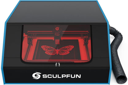 SCULPFUN B1 Lasergraveerbehuizing, 680 x 765 x 380 mm, laserbehuizing voor lasergraveermachine, beschermende behuizing voor lasersnijder, laserbehuizing, beschermhoes, vuurvast, waterdicht