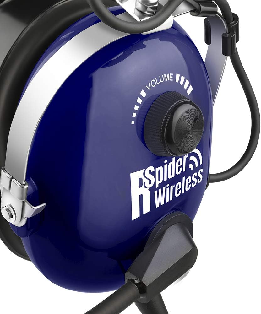 Pilot luchtvaart headset voor General Aircraft (Blauw)