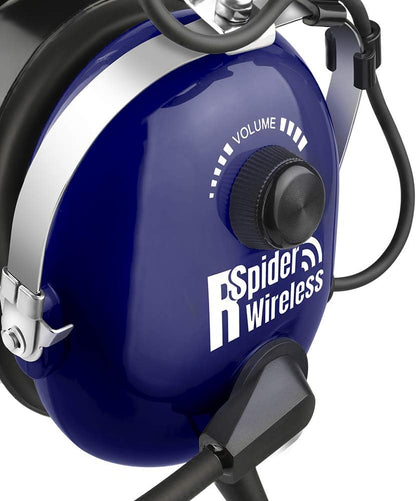 Pilot luchtvaart headset voor General Aircraft (Blauw)