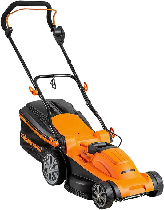 Elektrische Grasmaaier – Elektrische Grasmaaier Duwmaaier – Gazonmaaier – Tuinmaaier – Grasmaaier Met Mulchfunctie – 1600W Motor – 37 cm Maaibreedte - QUORE