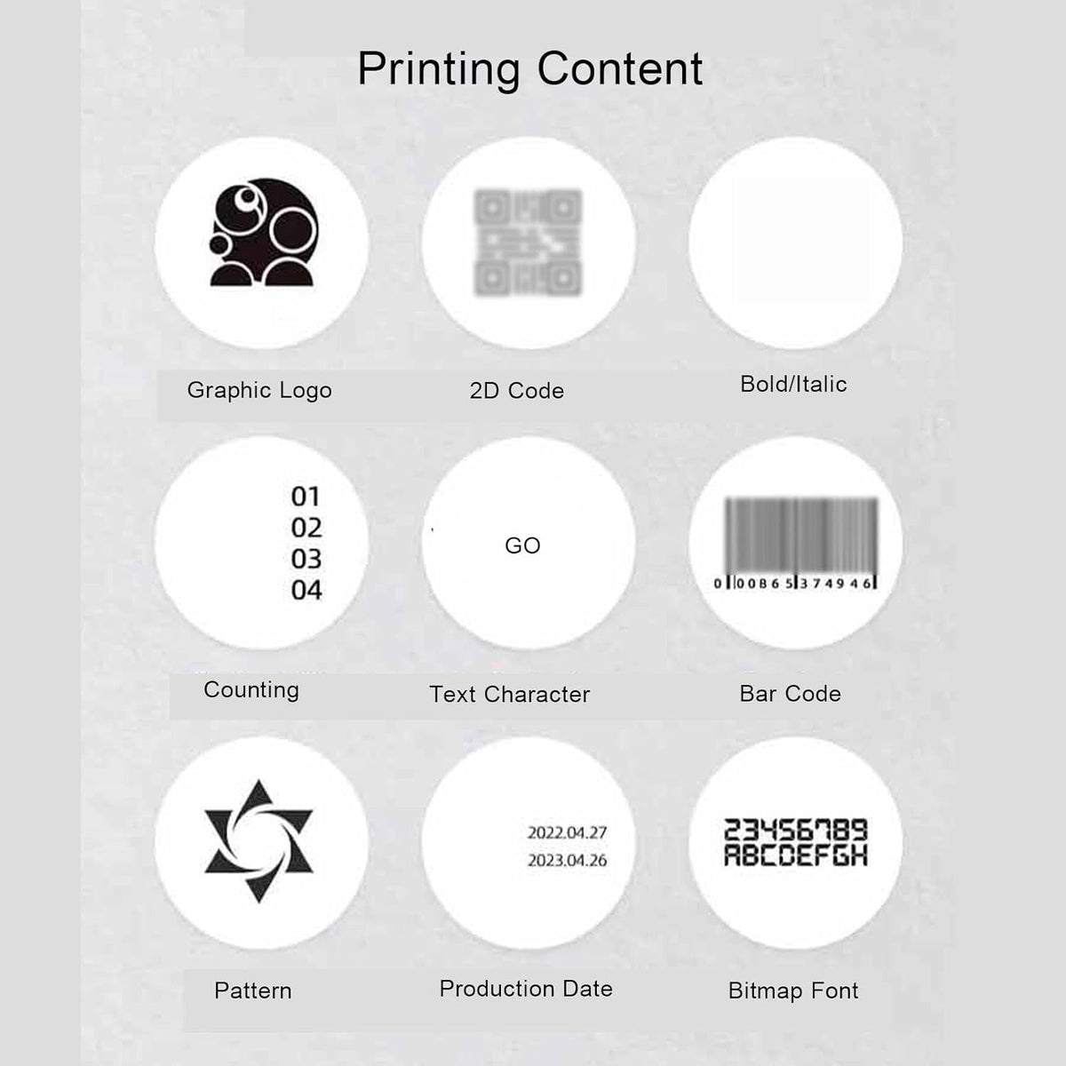 Handheld Inkjet Printer, 2-12.7mm Printing Height Portable Encoding Machine Supports Multi-Languages, 600 DPI Portable Inkjet Printer with 4.3 Inch Touch Screen for Barcode Date Logo - QUORE