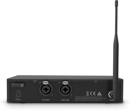 Draadloos In-Ear Monitorsysteem – In-Ear Monitor – In-Ear Monitoring – Bodypack Ontvanger – Draadloze Monitor – 863–865 MHz + 823–832 MHz – 96 Kanalen – Bereik Meer Dan 100 Meter