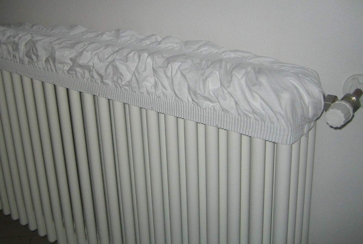 Radiatorafdekking, wit, 80-140 cm
