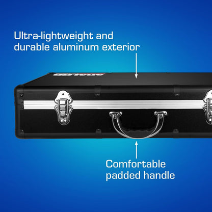 Analog Cases UNISON-koffer voor Native Instruments Traktor Kontrol S4, transportkoffer DJ (lichte en stabiele transporttas, maximale bescherming, DJ-koffer met het hoogste draagcomfort) Zwart