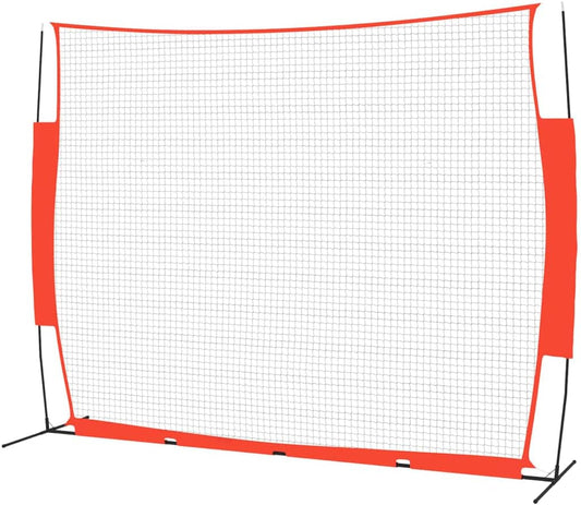 Honkbalnet – Slagkooi – Trainingsnet – Softbalnet – Draagbaar Net – Staal En Polyester – 370x107x271 cm – Waterbestendig En Stevig