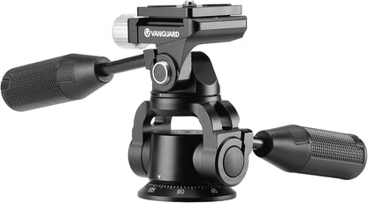 2- En 3-Weg Statiefkop – Driewegkop – Panoramakop – Videokop – Arca-Compatibel – 10 Kg Draagvermogen