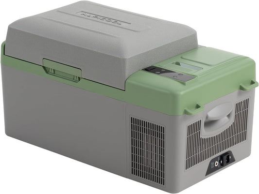 Alpicool Y19E 20L Frigoriferi per Auto Mini Frigo Portatile Elettrico Auto Frigorifero Congelatore 12/24V DC per Viaggio(Batterij niet meegeleverd)
