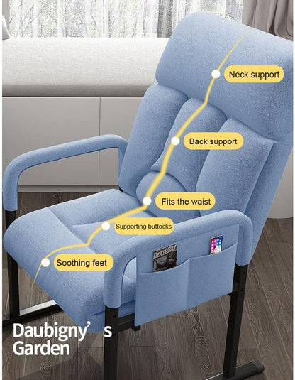 Armchair Chair,Armchair Chair Stool Modern Upholstered Lounge Chair, Casual Chair Footstool, Featured Armchair, Family Office, Living Room, Bedroom Leisure Chair