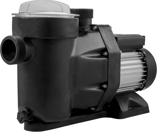 VEVOR Zwembadpomp Filterpomp, 19200 L/h Zwembadpomp 16 m Maximale Slag, 750 W 230 V Filterpomp Circulatiepomp, 3450 RPM Zwembaddoseerpomp Met 2 Montageslangen, Zwembadpomp Zwembaden, Bubbelbaden