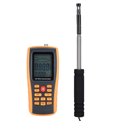Digitale Anemometer LCD Draagbare Windsnelheid En Temperatuur Meter GM8903 Met Handleiding En Sensor Voor Plank Zeil