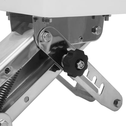 Buitenboordmotor Mount, 110LBS Lading Verstelbare Auxiliary Boot Motor Mount Hoge Sterkte Roestbestendig Robuuste Structuur Voor 7.5 Tot 20 2 Takt Motoren,Reserveonderdelen voor boten,jachten
