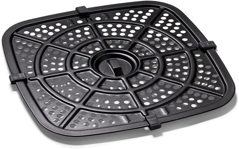 Luchtfriteuse 7 Liter Appelrood – Airfryer – Heteluchtfriteuse – Friteuse – Frituurpan – 9 Vooraf Ingestelde Programma’s – Instelbare Temperatuur 50 Tot 200 °C