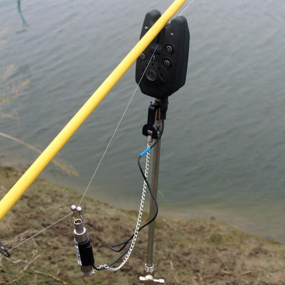 Lixada Digitale draadloze toetsmelderset met draagtas, visalarm met led-indicatoren en geluidssignaal, 4 toetsmelders + 1 ontvanger + 4 swings.