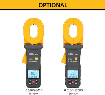 Aardingsweerstandstester – Aardweerstandsmeter – Digitale Tangmeter – Stroomtang – Ampèremeter – 0,01-500 Ω Bereik – Opslag Voor 500 Meetresultaten