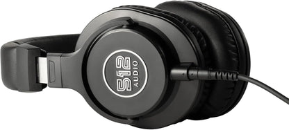 512 Audio Academy Over-Ear, Closed-Back Studio Monitor Headphones for Recording, Podcasting or Broadcasting