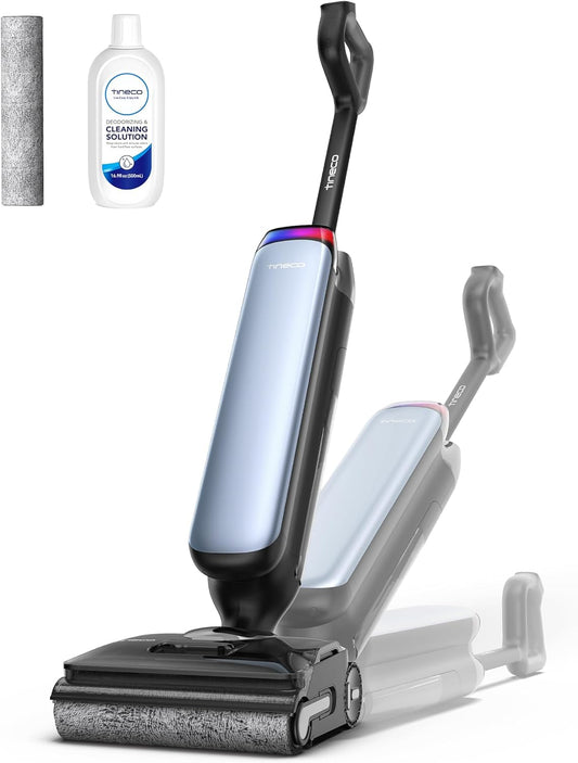 Tineco Floor One S9 Artist nat-droog stofzuiger, 22kPa, 360° SmoothDrive, anti-klit, zelfreinigend, 50 minuten werktijd, reinigen met dubbele rand, 180° Lay-Flat, Flashdry bij 85°C