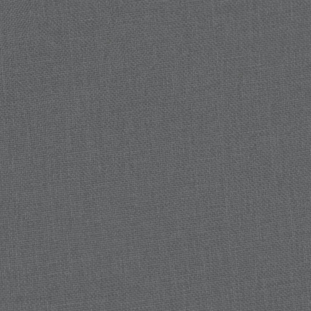 Fauteuil – Zetel – Lounge Stoel – Relaxstoel – Armstoel – Verstelbare Fauteuil Met Voetenbank – Donkergrijze Polyester Bekleding – Stevig Multiplex En Dennenhouten Frame