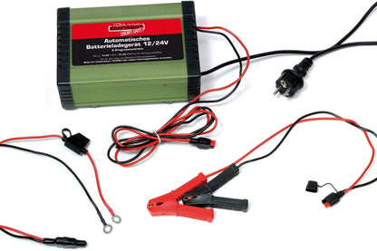 Acculader – Autolader – Batterijlader – Accu Oplader – Batterijoplader – Intelligente 9-Traps Automatische Laadprogramma’s – Geschikt Voor 12V/24V Loodzuur, GEL, AGM, EFB, CAL Batterijen