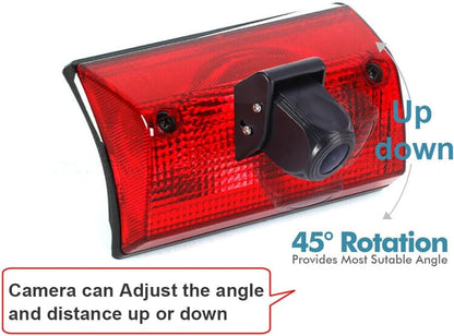 HD Remlicht Achteruitrijcamera Achteruitrijcamera met Verstelbare Hoek Compatibel met Mercedes Freightliner Sprinter 2500 3500/W901 W902 W903 W904/B901 B902 B903 B904 B905/Dodge Cargo Van/V W LT Mk 2