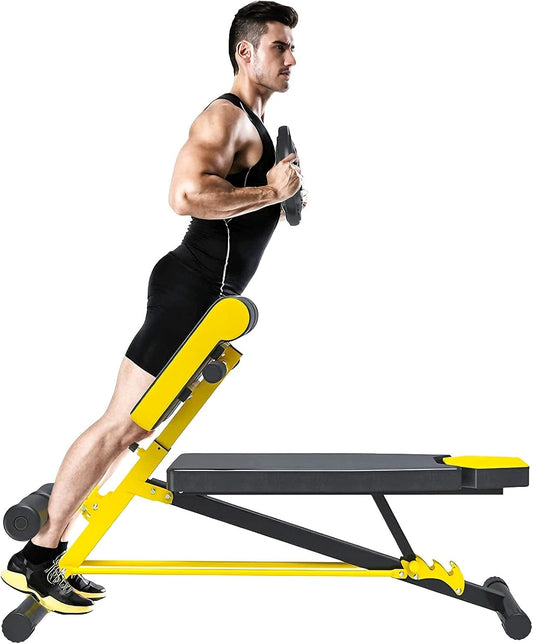 Multifunctionele fitnessbank voor volledige alles-in-één lichaamstraining, veelzijdige fitnessapparatuur voor hyperrugverlenging