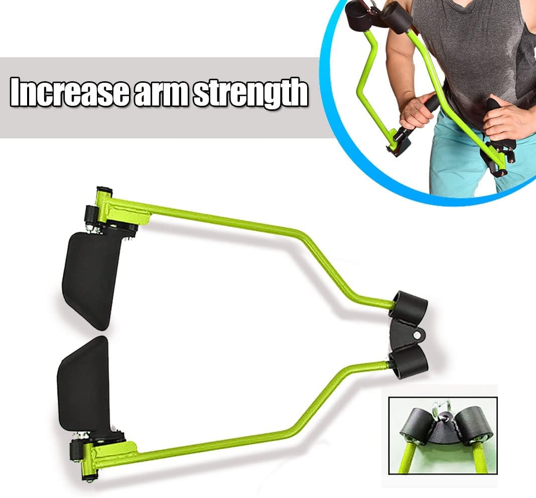 KORIKAHM Verstelbare lat-pulldown-stang, kabelmachine-accessoire voor sportschool of thuisfitness – T-bar row- en lat-pulldown-greep met brede, neutrale grip