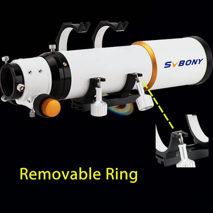 SVBONY SV503 Draagbare telescoop, 70ED F6 extra lage dispersie optische buis, micro-reductie rap focuser, voor astrofotografie en visuele astronomie