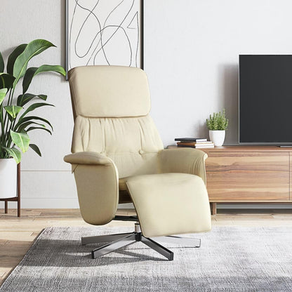 Fauteuil Verstelbaar Met Voetensteun – Relaxfauteuil – Leunstoel – Draaifauteuil – Luie Stoel – Comfortabele Stoffen Bekleding – 360° Draaibaar