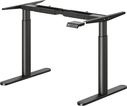 MAIDeSITe EL2 Pro Art in hoogte verstelbaar bureauframe, ovaal pootdesign, elektrisch in hoogte verstelbaar tafelframe, dubbele motor, draagvermogen 180 kg, met 4 geheugenbesturing en