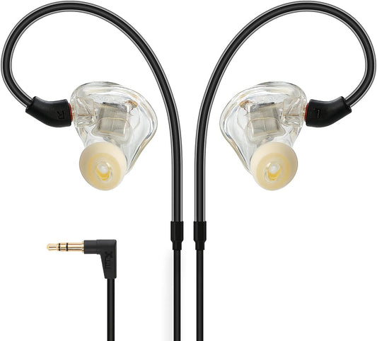 In-Ear Monitoren – IEM Oordopjes – Monitor Oordopjes – In-Ear Oortjes – Muzikanten Oordopjes – Dubbele Balanced Armature Drivers – Voor Repetitie En Podiumgebruik