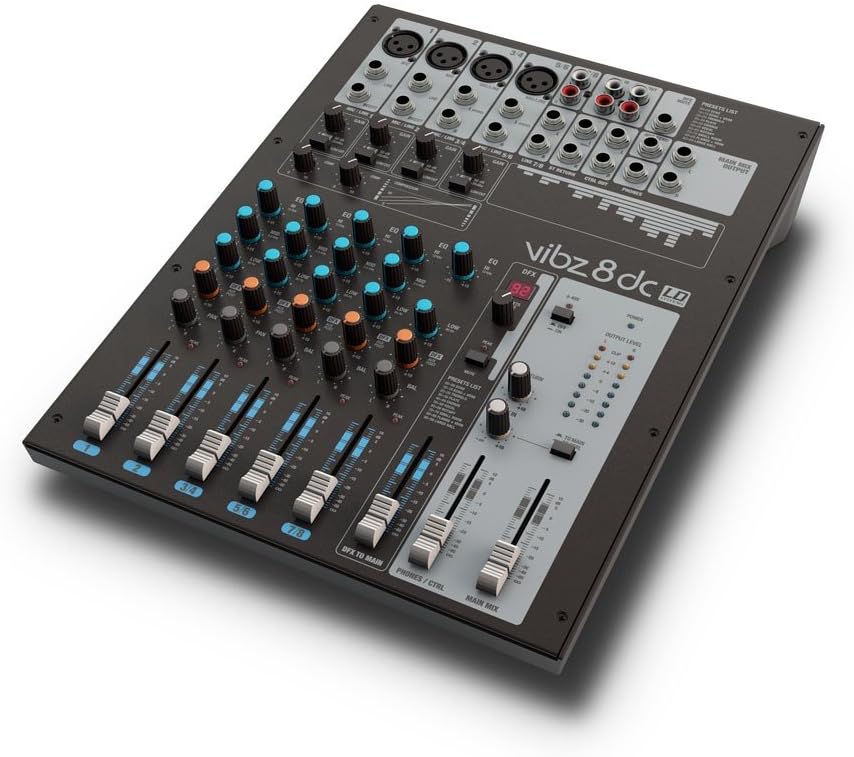 LD Systems VIBZ 6 8-kanaals met DFX en compressor One Size Zwart