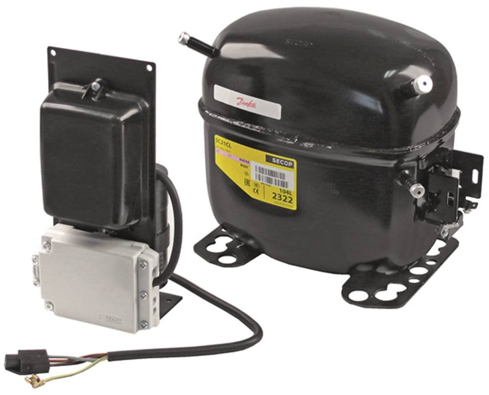 Friulinox compressor SC21CL volhermetisch 50Hz 14kg hoogte 219mm 20,95 cm³ koelmiddel R404a/R507 7/8 HP 1.876 W 1.524 W 1.215 W