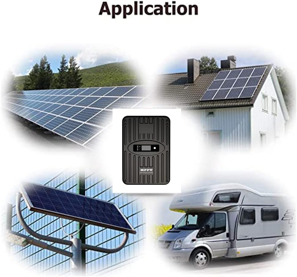 SolaMr 50A MPPT Solar Charge Controller 12V/24V Automatische Identificatie met LCD Display voor Communicatie Basisstations en Huishoudelijke Systemen - NS24H50
