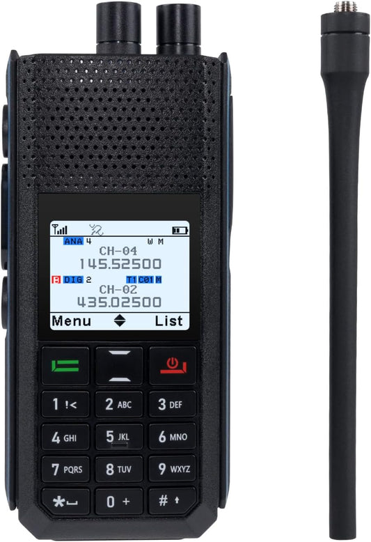 Retevis Ailunce H1 DMR Ham Radio, APRS/GPS Radiocommunicatie, Realtime Locatie Tracking, Talk Alias, Type-C Oplaadbaar, Dual Band Walkie Talkie voor Ham Event (1 Stuk)