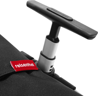 reisenthel Carrycruiser iso in zwart – draagbare en afsluitbare boodschappentrolley met koelfunctie, stevig aluminium frame, schouderriem en uitneembare mesh-binnenzak